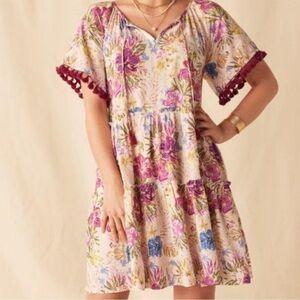 Matilda Jane Enchanted Garden Aloha Palm Dress Size S